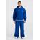 America Today loose fit joggingbroek met borduursels en plooien - kobalt