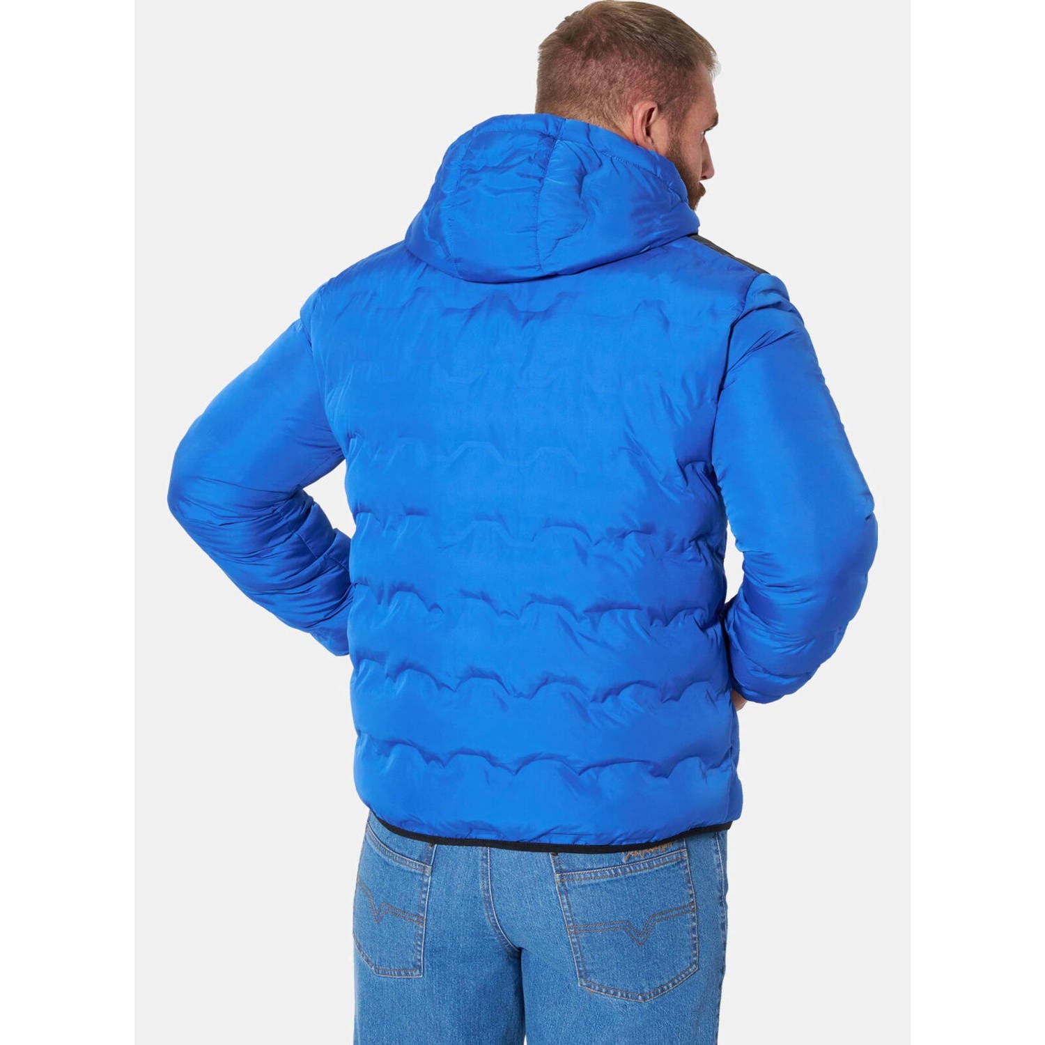 Jan Vanderstorm Plus Size jas blauw