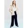 Mango Kids imitatiebont winterjas - beige