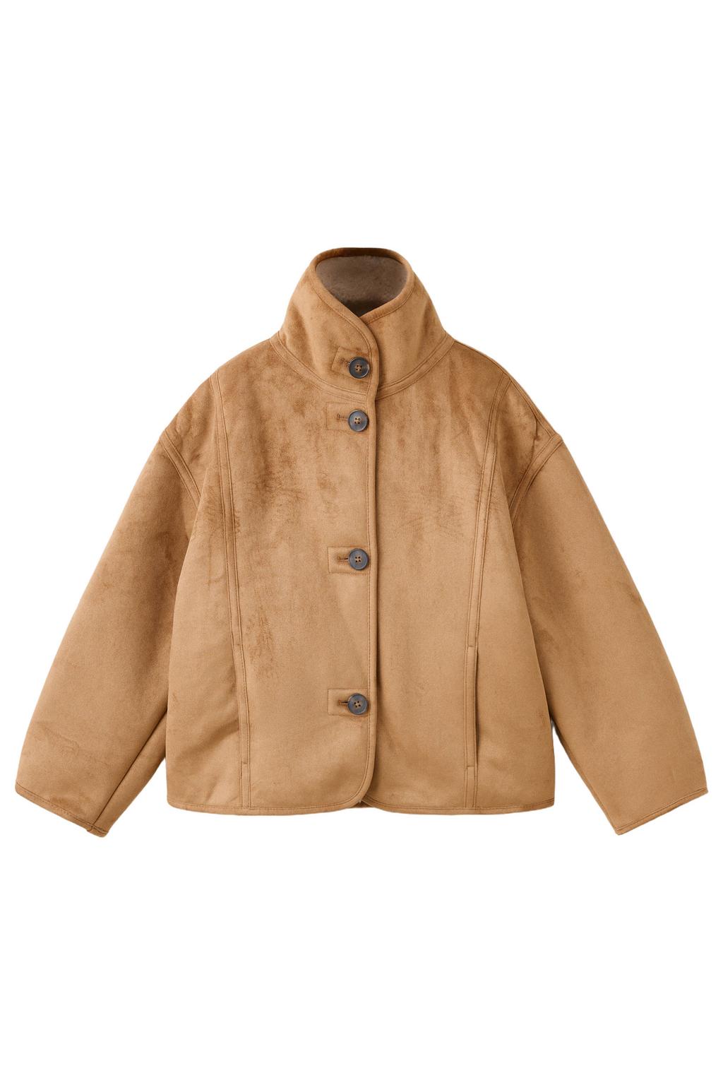 Mango Kids tussenjas - bruin