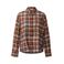 s.Oliver geruite blouse - bruin/lichtblauw