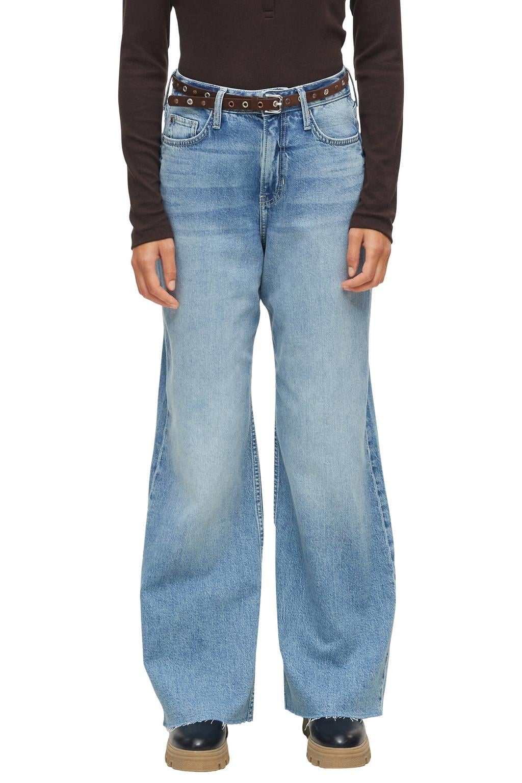 s.Oliver wide leg jeans - light blue
