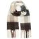 s.Oliver geruite sjaal bruin/beige