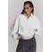 Refined Department katoenen cropped trui met logo - lichtgrijs