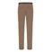 Lady Day travelstof straight leg broek met ceintuur - bruin