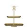 Mica Decorations ijzeren etagere Grazia 38x17x40 cm - goud