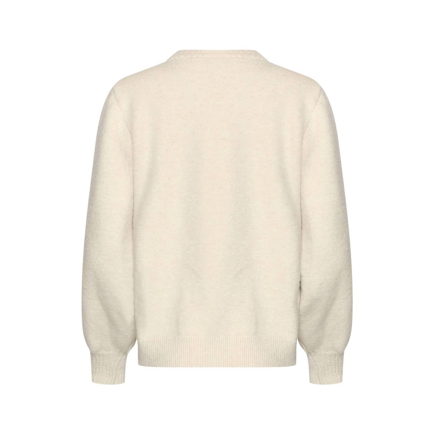 Smashed Lemon top met pailletten ecru
