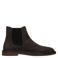Manfield suède chelsea boots - antraciet