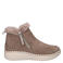 Skechers Wilshire Boulevard suède enkelboots - taupe