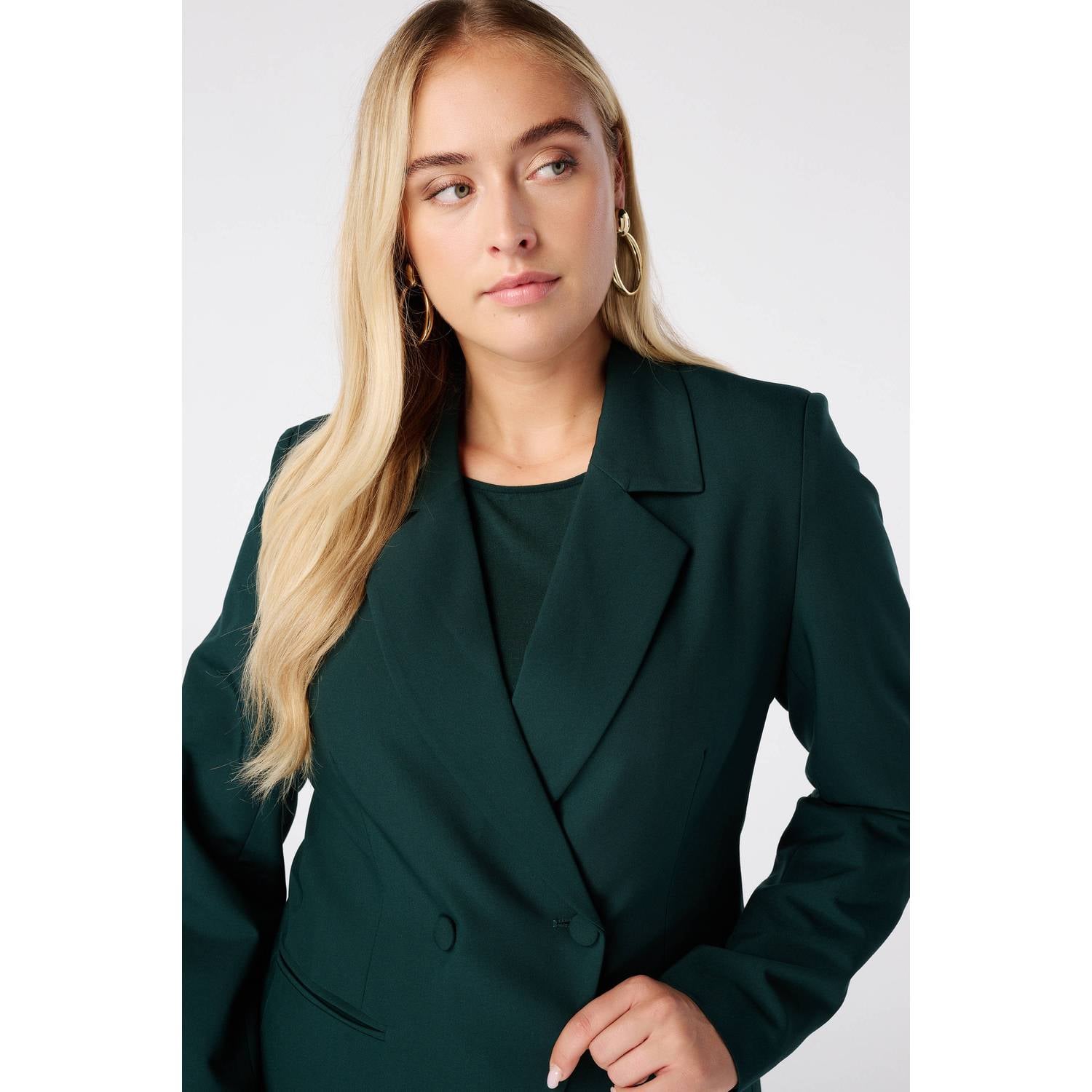 MS Mode blazer donkergroen