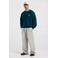 America Today boxy sweater met borduursels - donkergroen