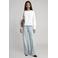 MANGO TEEN blousetop met smockwerk - wit