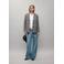 MANGO TEEN wide leg jeans - light blue