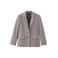 MANGO TEEN oversized geruite blazer - bruin/taupe