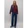 MANGO TEEN longsleeve met ruches - donkerrood