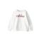 Mango Kids rechtvallende sweater met tekst - naturel wit/rood
