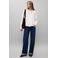 MANGO TEEN blousetop met smockwerk - wit