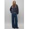 MANGO TEEN wide leg jeans - changeant blauw
