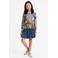 Desigual longsleeve met print - zwart/rood/blauw