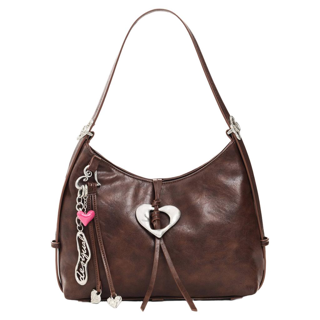 Desigual schoudertas bruin