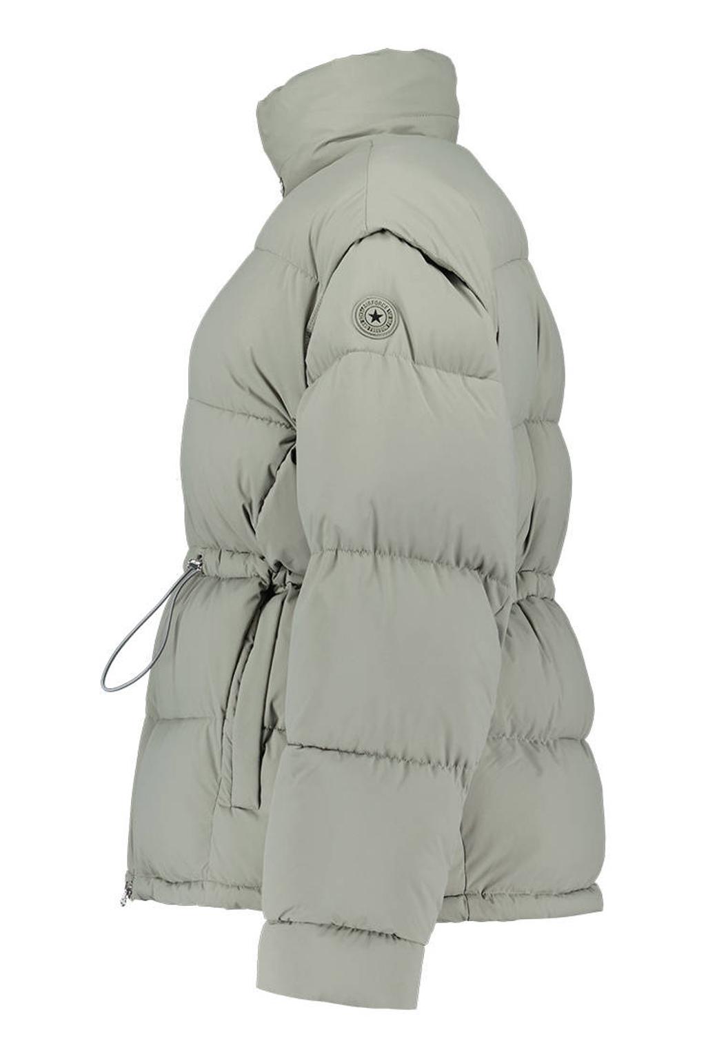 Airforce pufferjas - grijsgroen