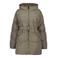 Airforce pufferjas met teddy details - kaki