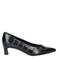 Tamaris pumps met dierenprint - zwart