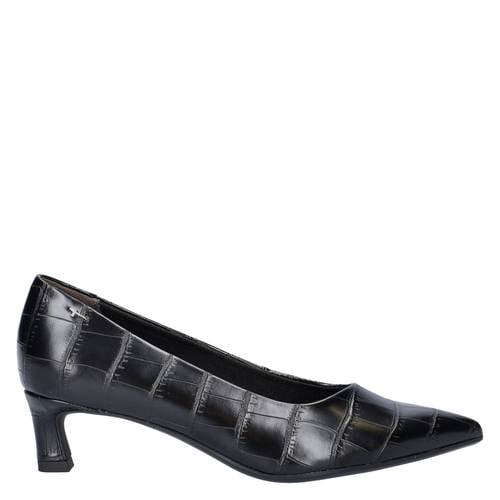 Tamaris pumps met dierenprint zwart