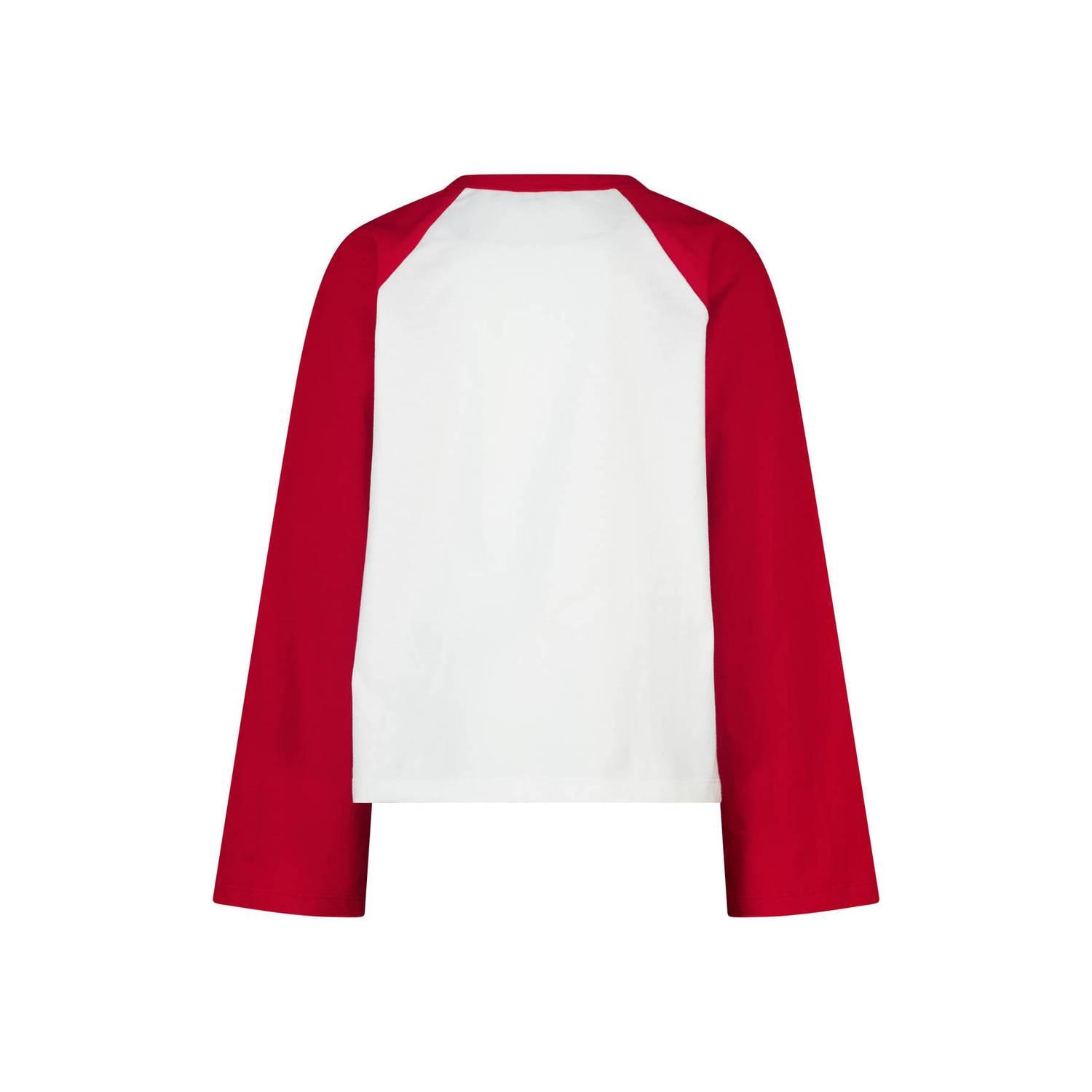 America Today longsleeve rood wit