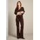 LOLALIZA flared jeans - bruin