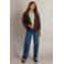 Ivy Beau gebreid vest - bruin