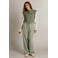 Ivy Beau tweed gilet met print - groen/meerkleurig