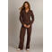 Ivy Beau wide leg broek - bruin