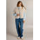 Ivy Beau faux fur jas - ecru
