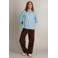 Ivy Beau blousetop - lichtblauw