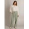 Ivy Beau wide leg broek - mintgroen