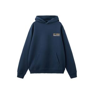 hoodie met tekst - marineblauw