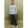 Mango Kids sweater met print - turquoise