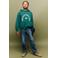 Mango Kids sweater met tekst - groen