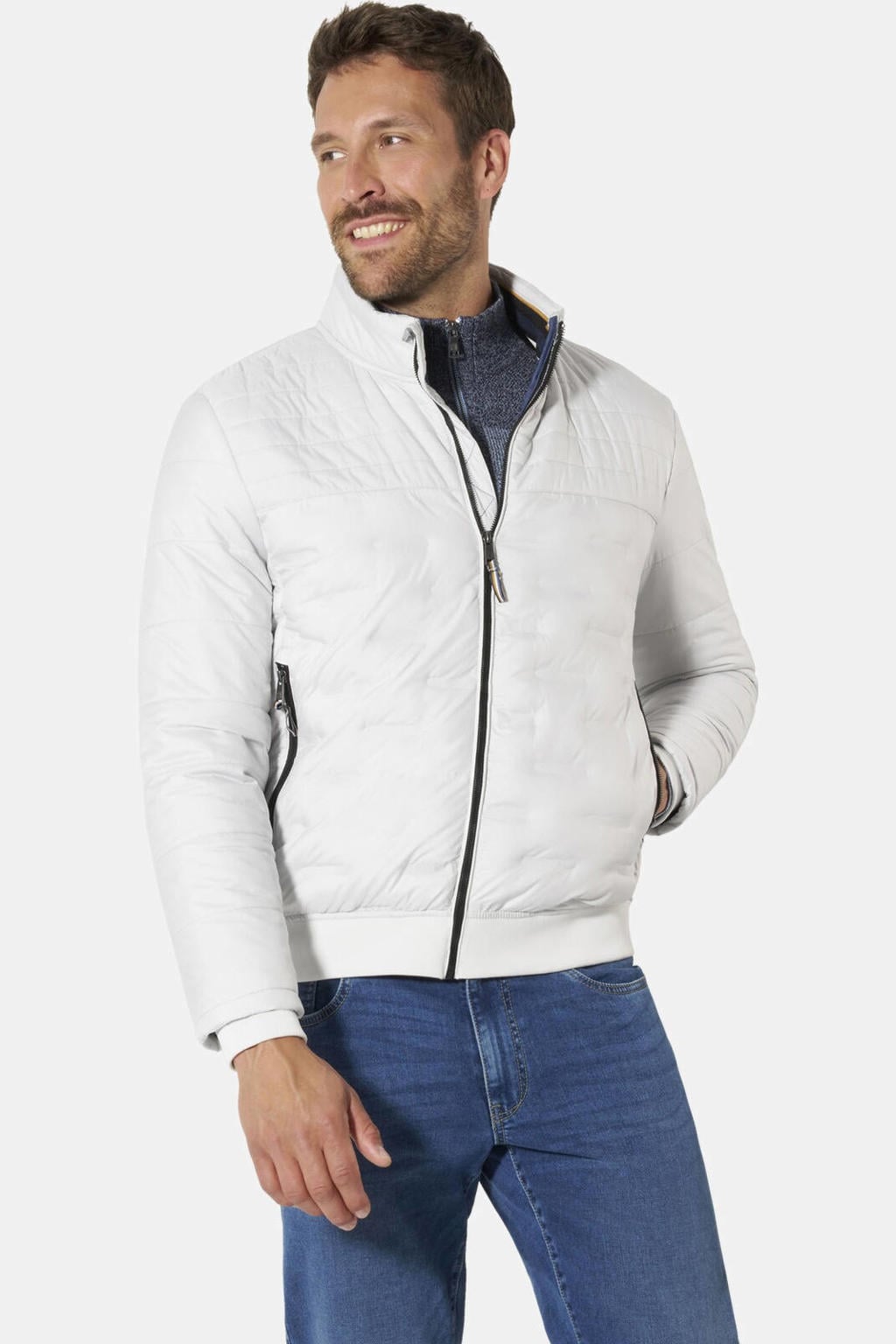 Babista Plus Size jas - lichtgrijs