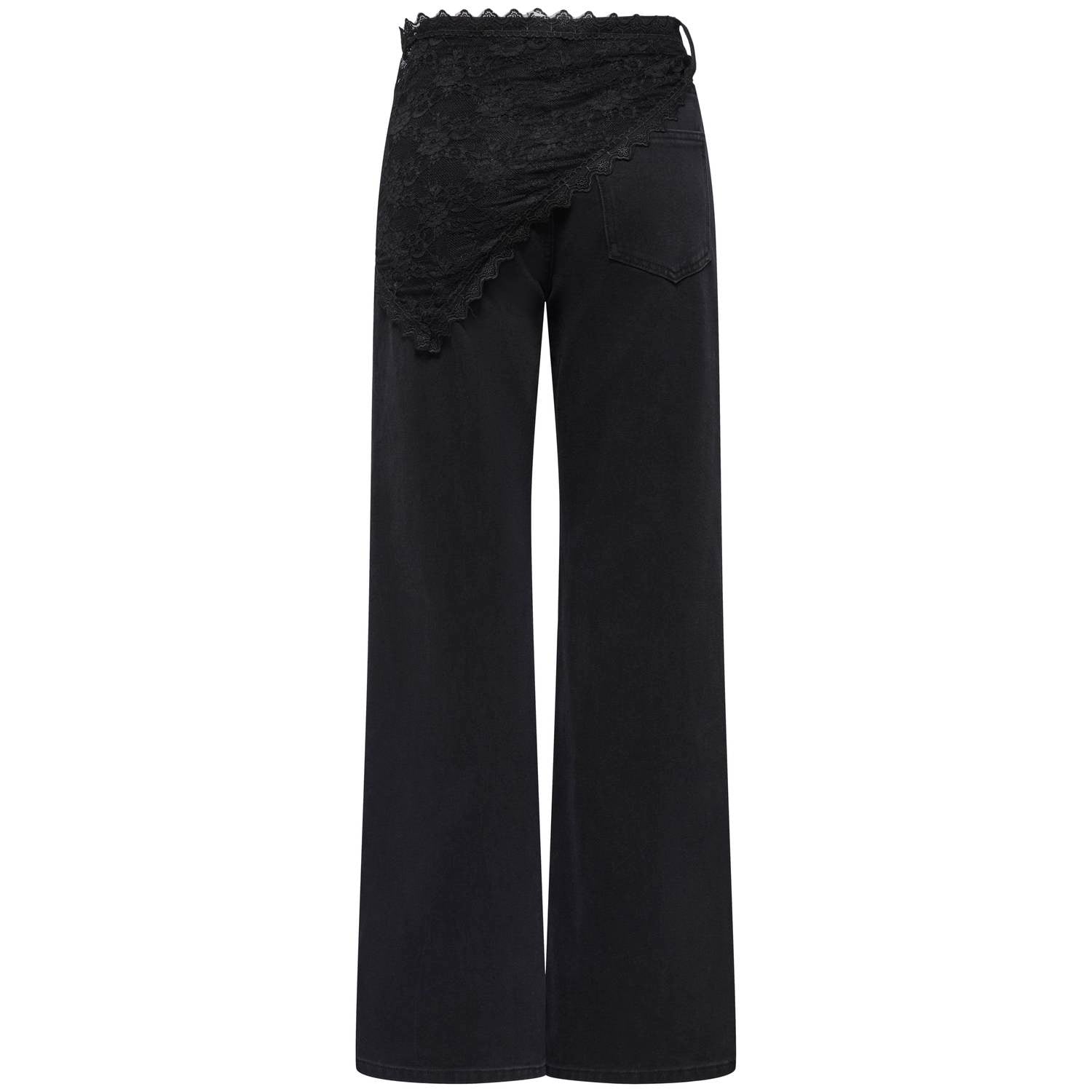 ONLY high waist flared jeans zwart
