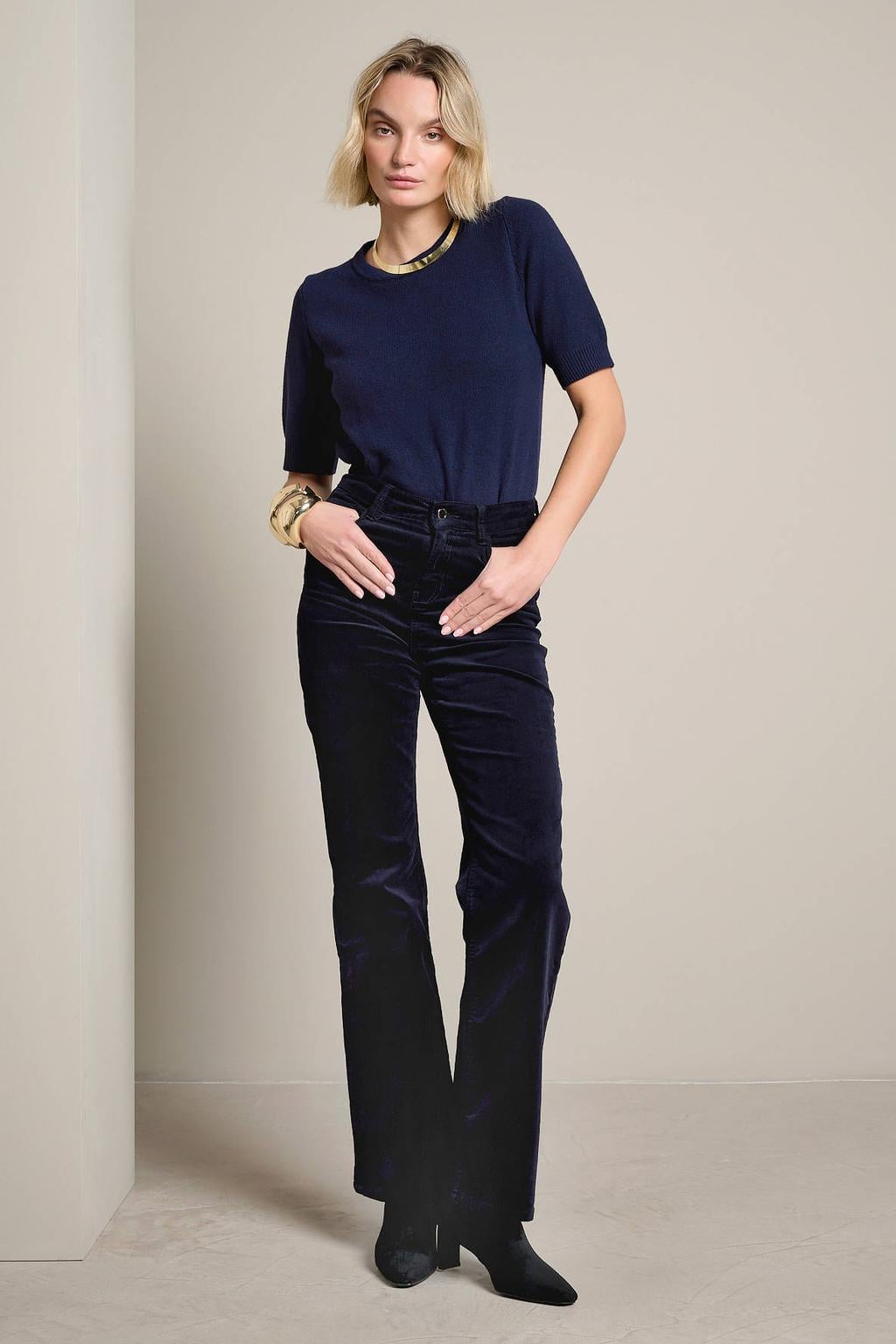LOLALIZA regular fit jeans - donkerblauw