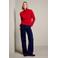 LOLALIZA gebreide trui met wol - rood