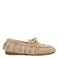 Poelman suède mocassins met kraaltjes en studs - zand