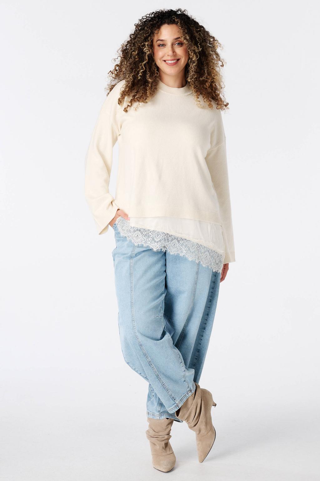 MS Mode gebreide trui - beige
