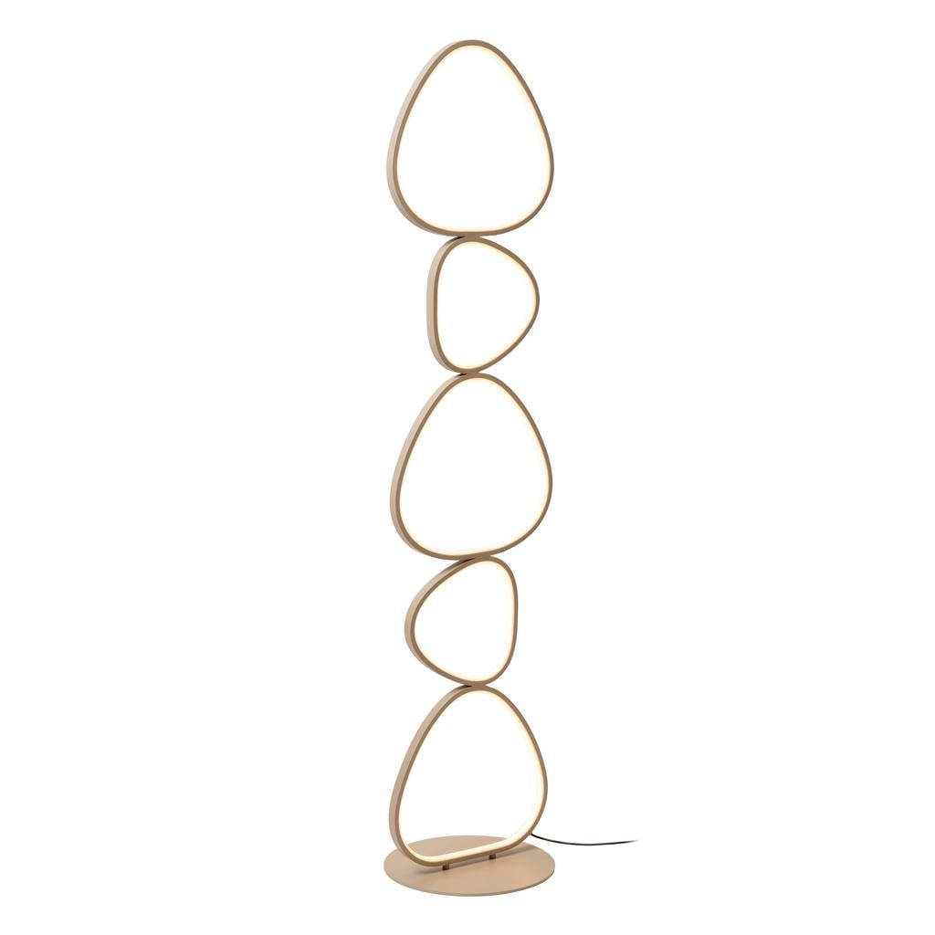 Lucide metalen dimbare vloerlamp 32.5x30 cm - taupe