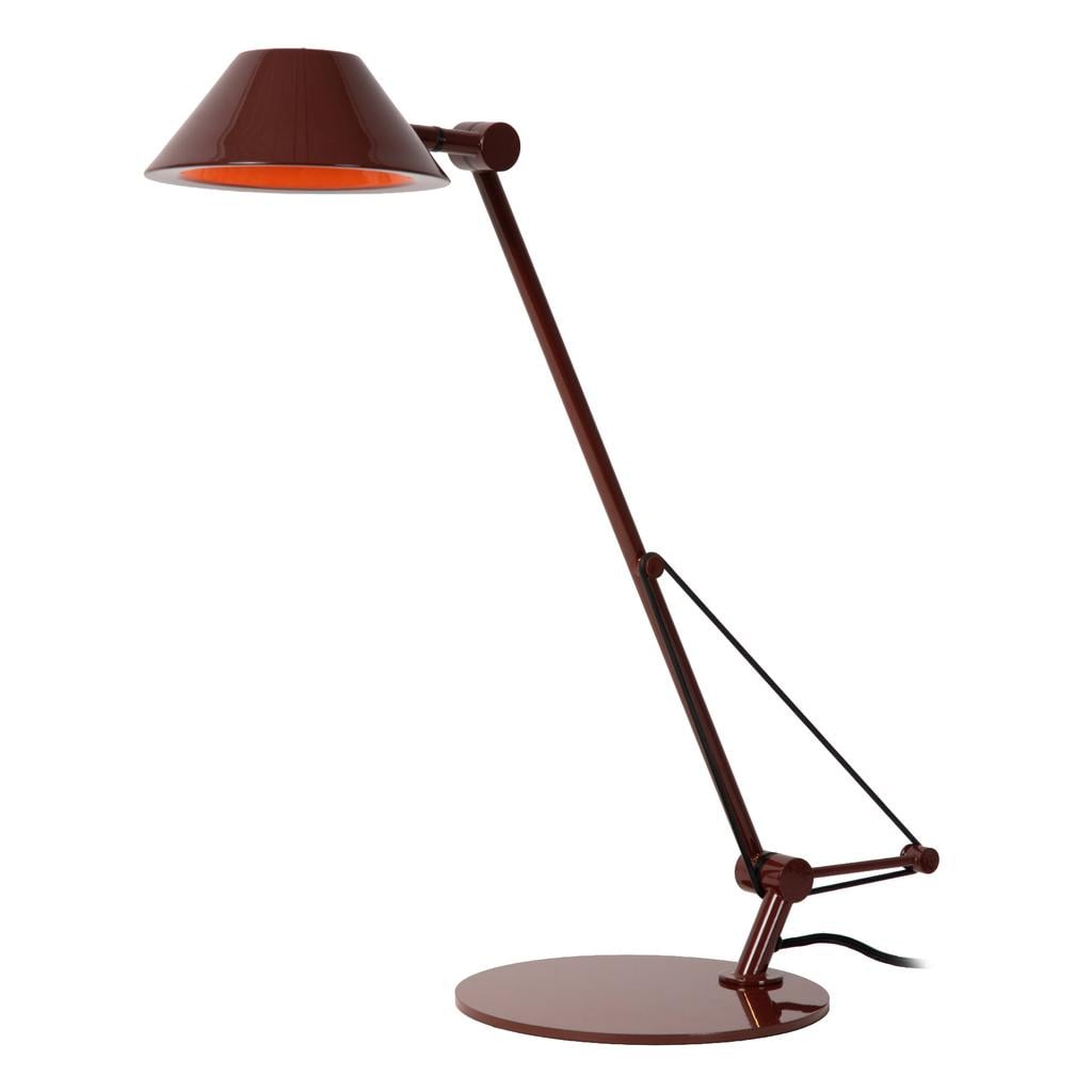 Lucide bureaulamp TERRY - rood
