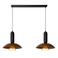 Lucide dimbare hanglamp GRANTHAM E27 Ø40 cm - bruin