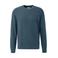 s.Oliver Big Size katoenen regular fit gebreide trui - blauw