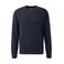 s.Oliver Big Size katoenen regular fit gebreide trui - blauwzwart